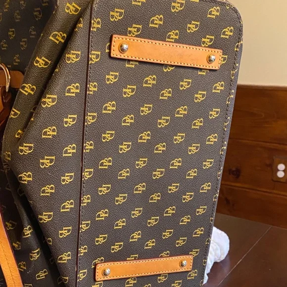 Dooney & Bourke Black and Gold Monogram Tote - Picture 5 of 5